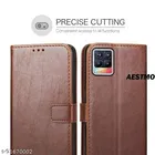 AESTMO Leather Back Finish Flip Case Cover for Realme 8 5G / 8s 5G / Narzo 30 5G 