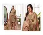 Soft Silk Embroidered Salwar Suit with Dupatta for Women 