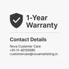 Nova NHT 1076 Runtime: 30 min Trimmer for Men [Black and Grey]