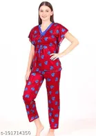 Satin Nightsuit for Women 