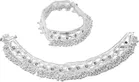 Silver Plated Anklets for Women 