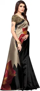 Mysore Silk Printed Saree for Women 