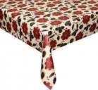 PVC 2 Seater Table Cover (Multicolor, 40x54 inches)