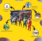 Avengers Super Heroes Action Figure Set, 5 Pieces 