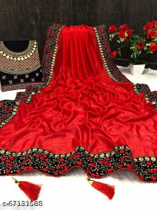 Beautiful Saree for Women (Red)