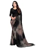 Georgette Printed Saree for Women 