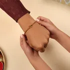 Golden Om Rakhi for Brother