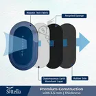 Rubber Water Soaking Bathroom Door Mat 