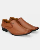 Formal Slip-On Shoes for Men (Tan, 6)