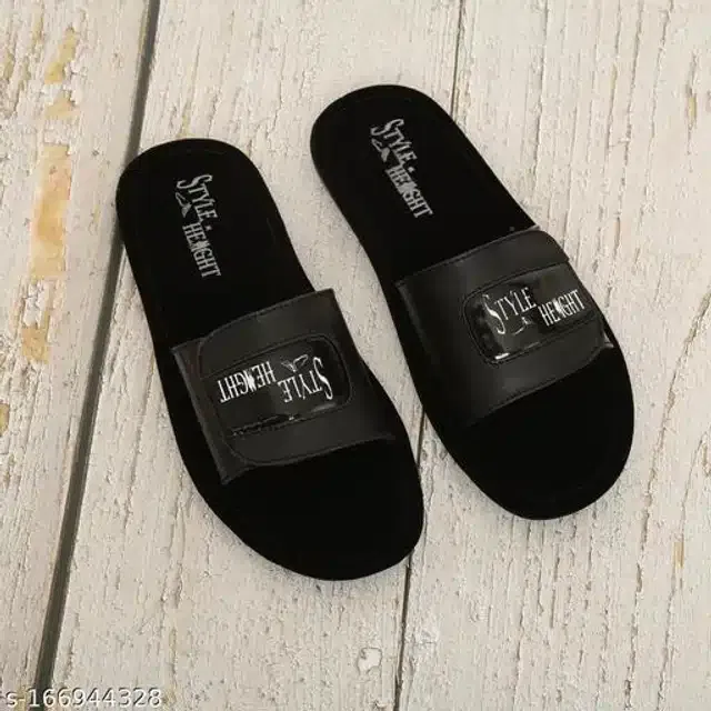 Sliders for Men (Black, 10)