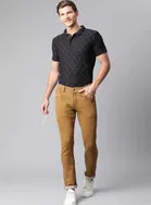 Denim Stretchable Dobby Jeans for Men 