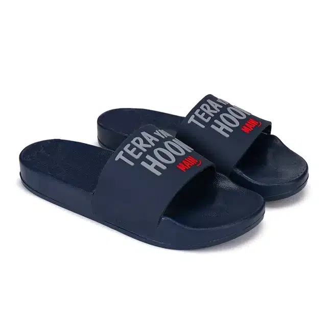 Bersache Flip Flops for Men (Blue, 6) (VKI-5)