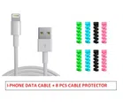 Plastic Mobile Data Transfer Cable & Cable Protector (Set Of 9) (Pk-103)