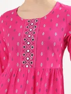 Casual Regular Sleeves Yoke embroidered short Kurti 