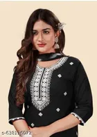 Rayon Slub Kurta Set for Women 
