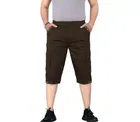 Cotton Cargo Three Fourths Pant for Men 