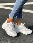 Casual Shoes for Women (White, 4)
