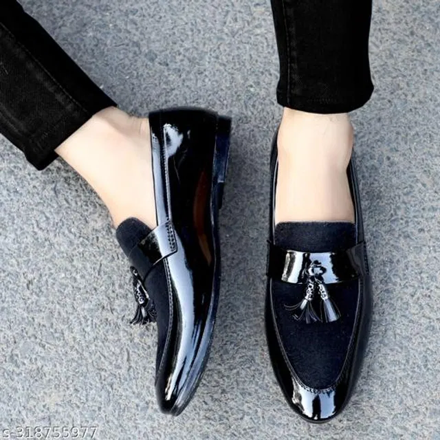 Loafers for Men (Black, 8)