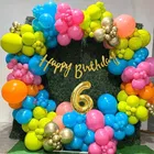 6th Happy Birthday Balloon Decoration Kit, Multicolor, Pack Of 68