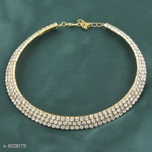 Choker Set for Women (Maroon, Free Size)