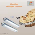 Aluminium Foil Paper (Silver, 25 m) (Pack of 2)