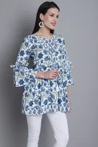 Cotton Printed Top for Women 