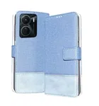 Artificial Leather Mobile Flip Cover for Vivo V2204 /Vivo_Y16 / Y56 5G 