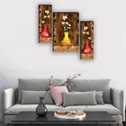 MDF 2 Pcs Designer Wall Painting for Home & Office 