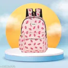 Polyester Backpack Bag, Pink