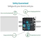 Dual Port Fast Charger 24 W with USB Type A to Type C Cable 