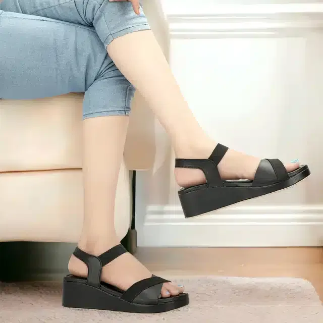 Heels for Women (Black, 8)