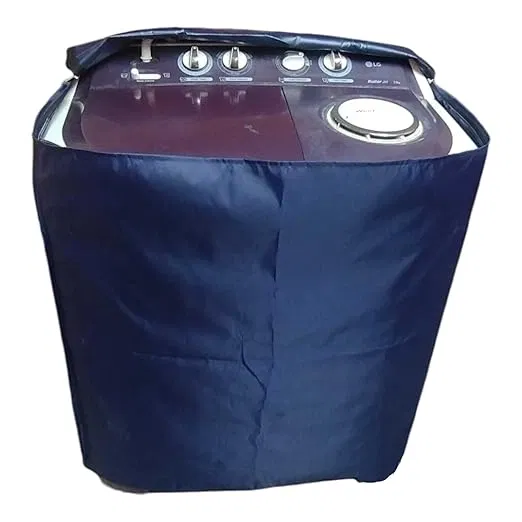Polyester Washing Machine Cover (Blue)