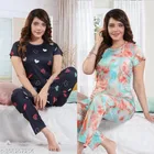 Satin Nightsuit for Women 