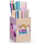 Accuprints Pencil Holder Pen Cups For Desk Organizer Classroom Organization Pencil Holders Brush Holders For Desk Office Supplies,Unicorn pen stand