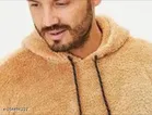 Woolen Full Sleeves Hooded Sweatshirt for Men 