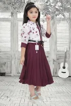 Cotton Blend Frock for Girls 
