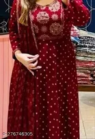 Micro Print Flared Dupatta Set for Women 