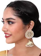 Light Weight Gold plated Big Jhumkaa for Women 