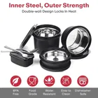 Stainless Steel Lunch Box, Black