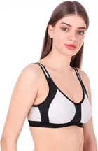Cotton Blend Non Padded Bra for Women 