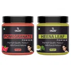 Natural Pomegranate & Henna Leaf Powder for Skin & Hair 