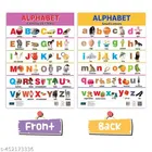 Bookford Publications Both Sides Big Laminated Charts – Alphabet 