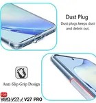 Silicone Mobile Cover for Vivo V27 / Vivo V27 Pro 