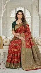 Banarasi Woven Silk Blend Saree for Women 
