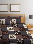 Printed Double Bedsheet with 2 Pillow Covers 