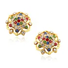 Oxidised Alloy Gold Plated Earrings for Women 