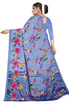 Crepe Printed Saree for Women 