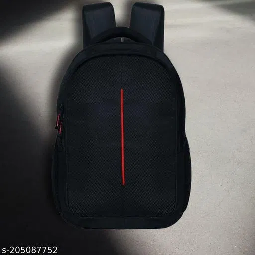Nylon Backpack for Men & Women, Black