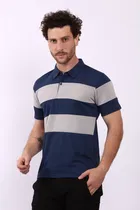 Colorblocked Polo T-Shirt for Men 