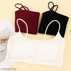 Cotton Bra for Women & Girls, Multicolour, Pack of 3 